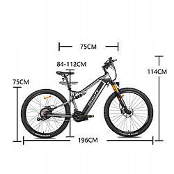 Bicicletta elettrica Hedatx TX29 - Autonomia di 70 km - Motore da 1000 W elettrodonovan – Image 6