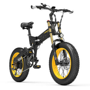 Bicicletta elettrica pieghevole - LANKELEISI X3000Plus - 1000W 48V 17.5Ah - elettrodonovan