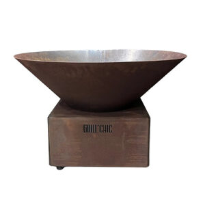Braciere da giardino rotondo Chic Grill - Grigio elettrodonovan
