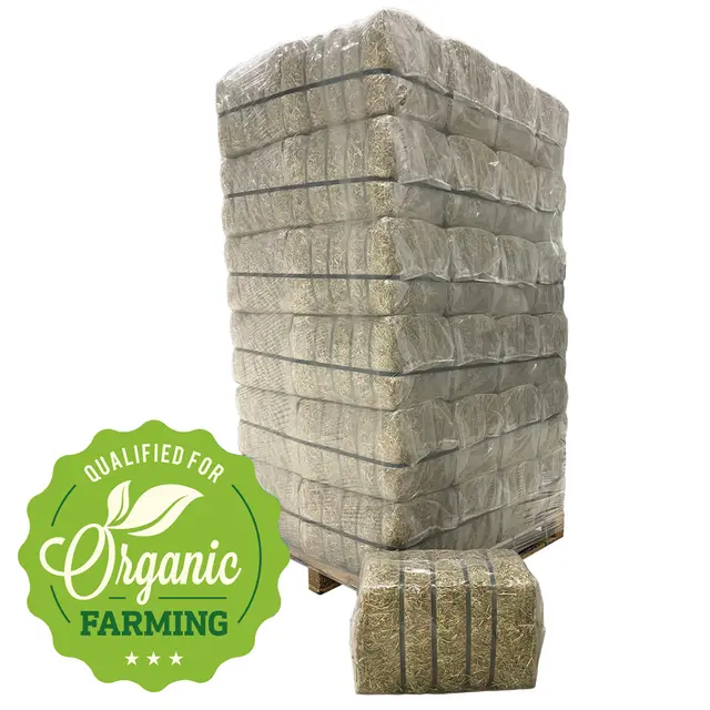 Erba medica compatta biologica, pallet da 48 x 20 kg elettrodonovan