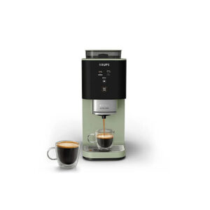 Macchina da caffè automatica Krups SA401LE0 Coffee Crush con chicchi verdi.