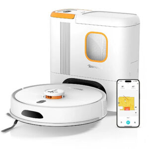 Robot aspirapolvere e lavapavimenti 4 in 1 Teendow, 6000 Pa, con app, navigazione LDS, batteria da 5000 mAh, 240 minuti di autonomia. elettrodonovan