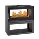 Stufa a legna con 2 pannelli in vetro – FIREMATIC Ottawa – S 12,6 kW elettrodonovan.